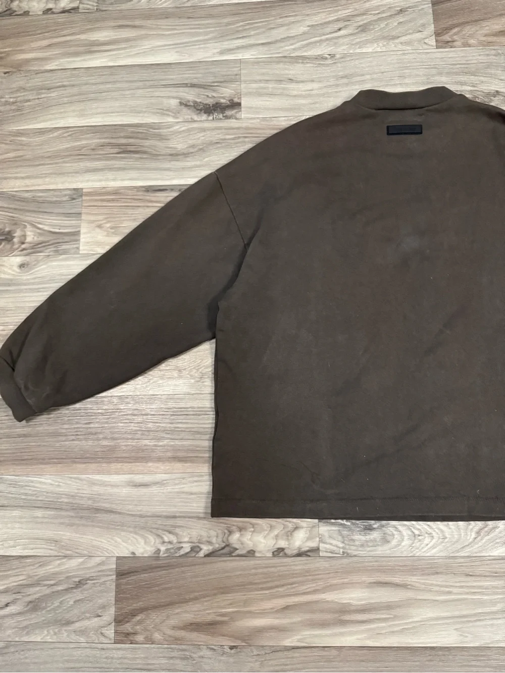 Fear of God Essentials Heavyweight Cotton Crewneck Long Sleeve Size Small